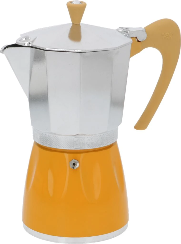 G.A.T. Moka Delizia 9-Cup Moka Pot - Yellow 3 G.A.T. Moka Delizia 9-Cup Moka Pot - Yellow