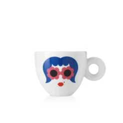 Illy Art Collection Olimpia Zagnoli Cappuccino Cups - Set Of 2 -Gaggia Store 19017 Zagnoli capp taz front 4