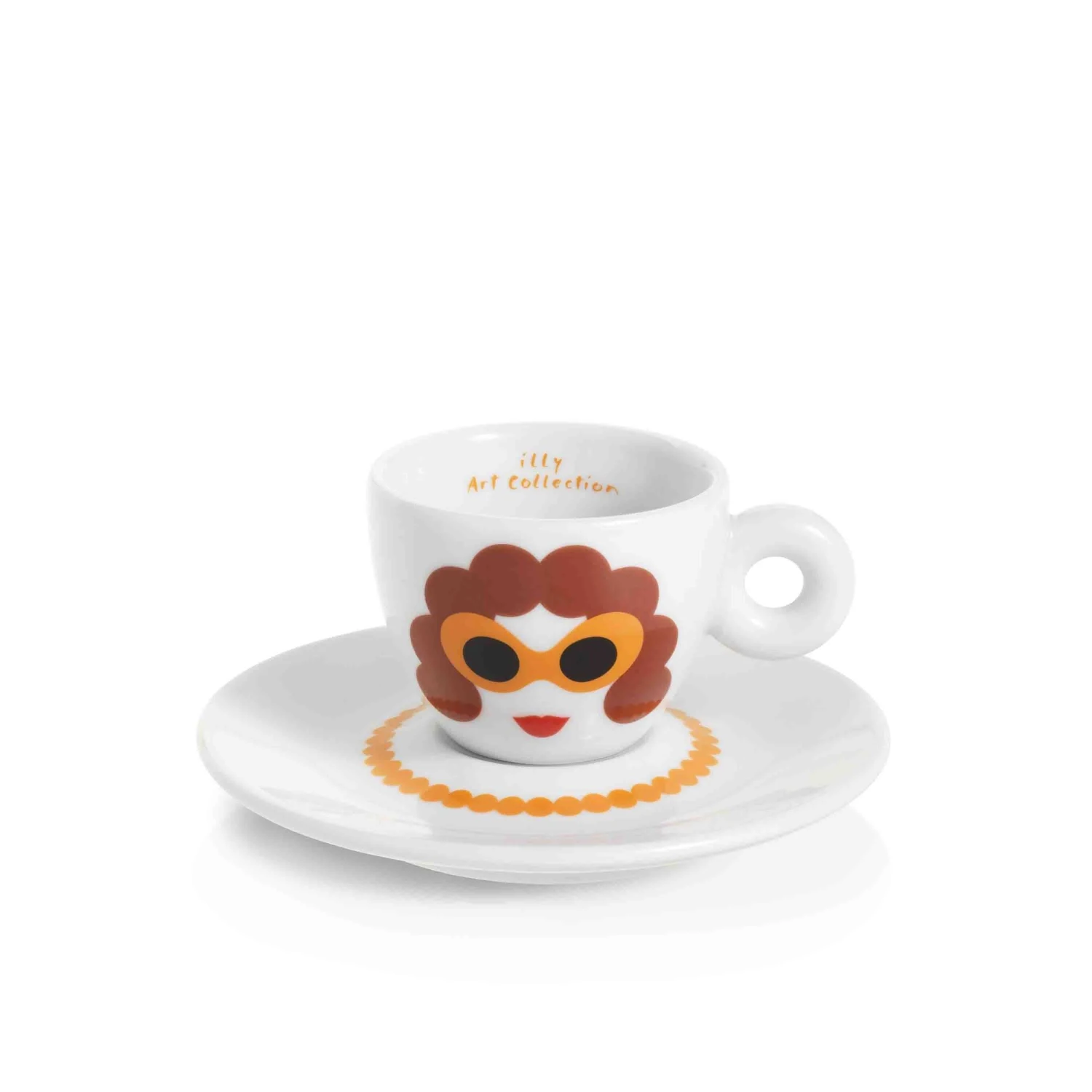 Illy Art Collection Olimpia Zagnoli Espresso Cups - Set Of 2 4 Illy Art Collection Olimpia Zagnoli Espresso Cups - Set Of 2 - Image 2