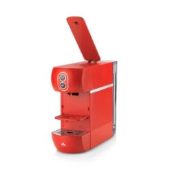 Illy E.S.E. Pod Coffee Machine - Red 8 Illy E.S.E. Pod Coffee Machine - Red -Gaggia Store 2020 illyESE Machine at Angle open