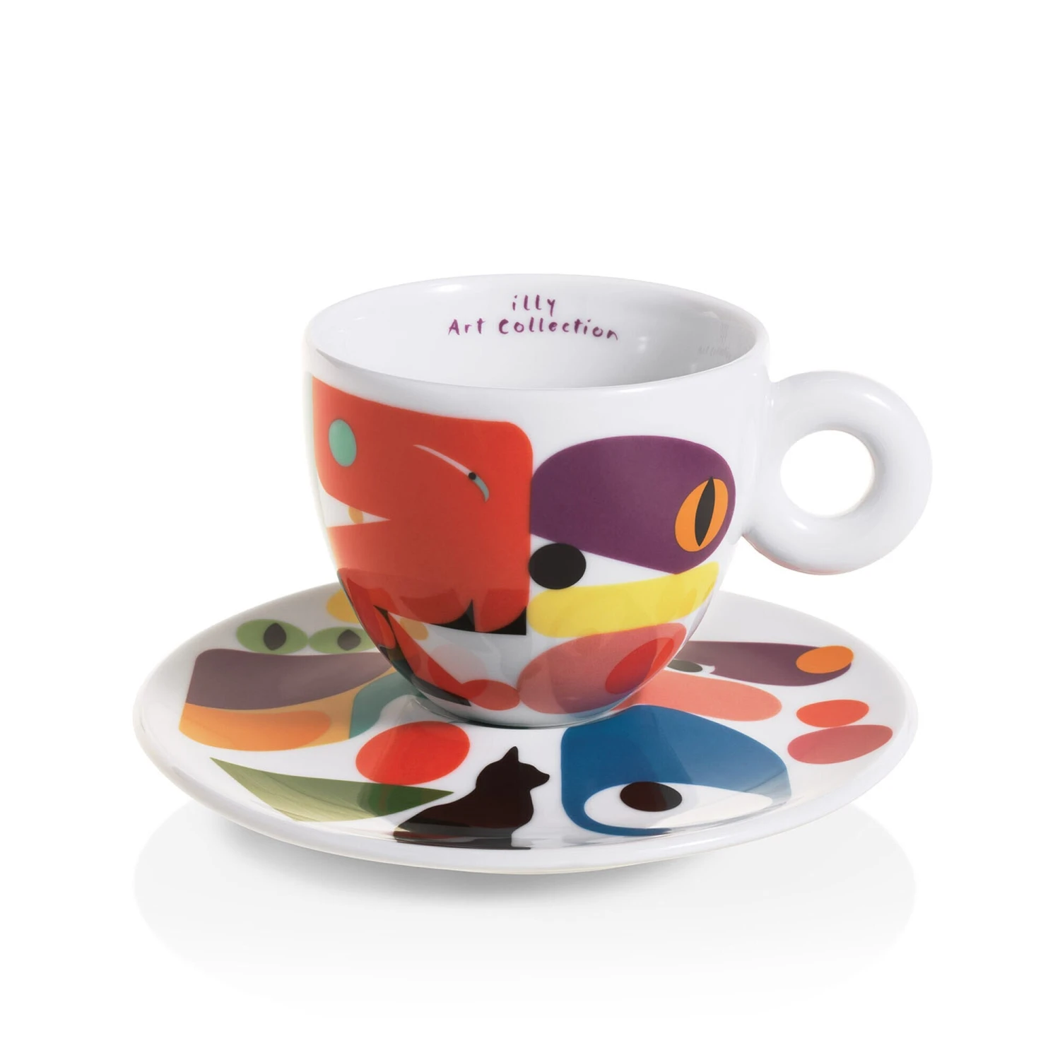 Illy Art Collection Biennale 2019 Set Of 4 Cappuccino Cups 6 Illy Art Collection Biennale 2019 Set Of 4 Cappuccino Cups - Image 4