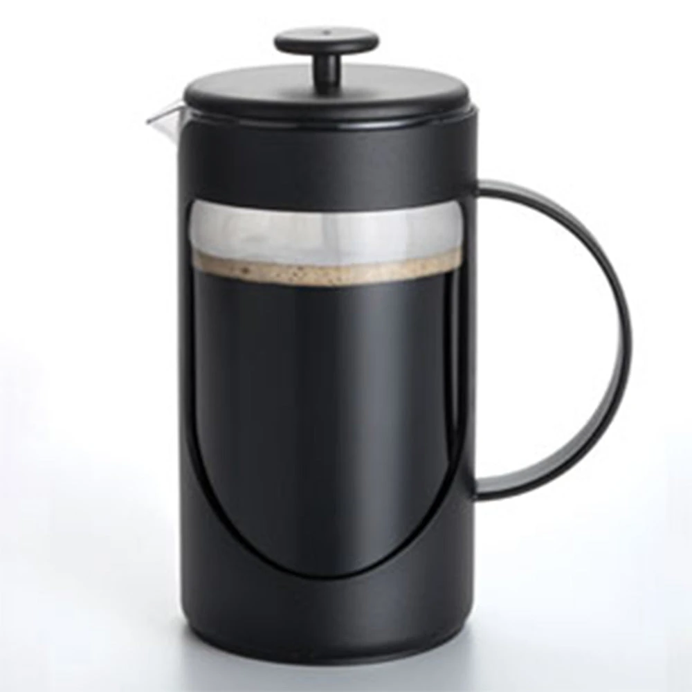 Bonjour Ami-MatinT 3 Cup Unbreakable French Press In Black 3 Bonjour Ami-MatinT 3 Cup Unbreakable French Press In Black