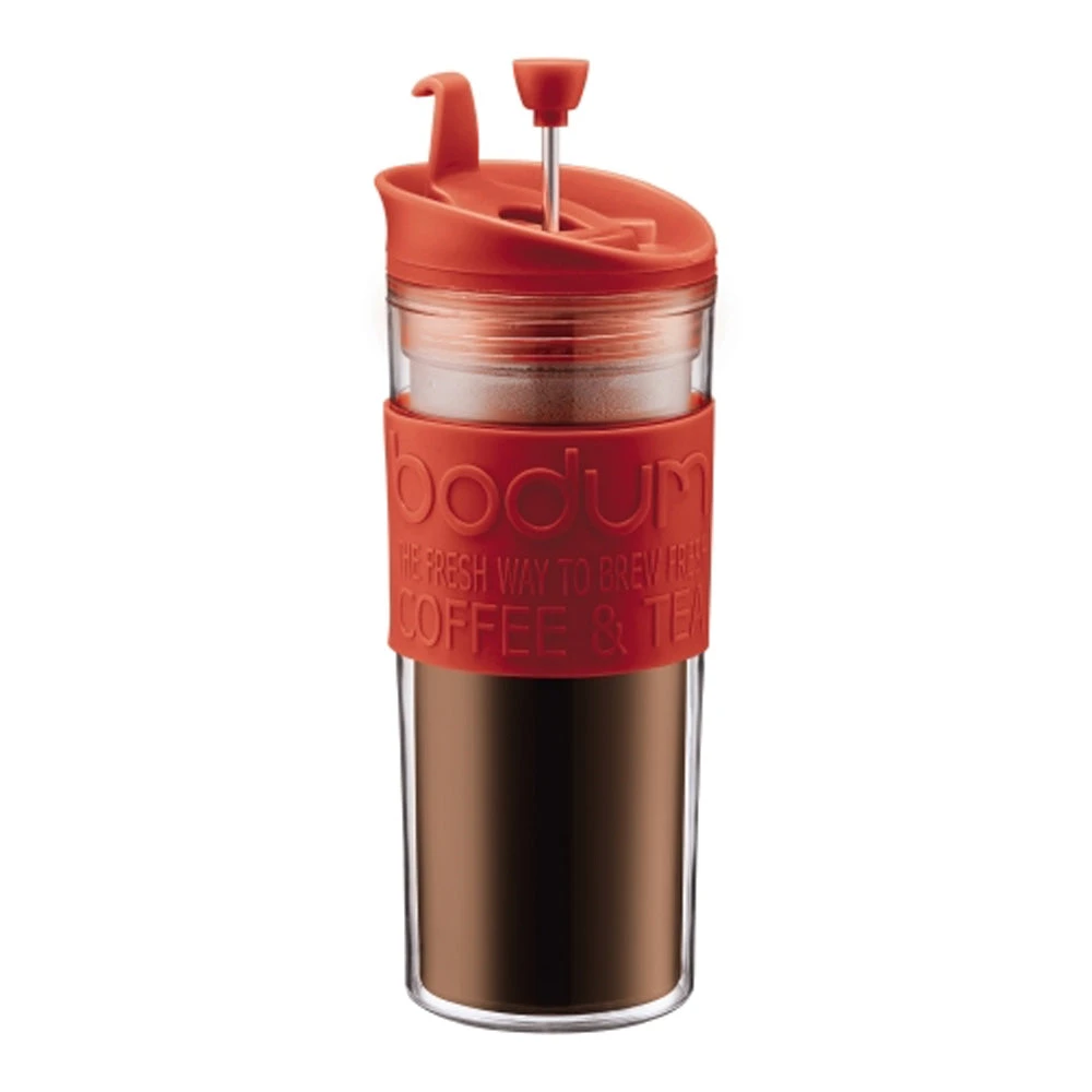Bodum Travel Coffee Press In Red 3 Bodum Travel Coffee Press In Red