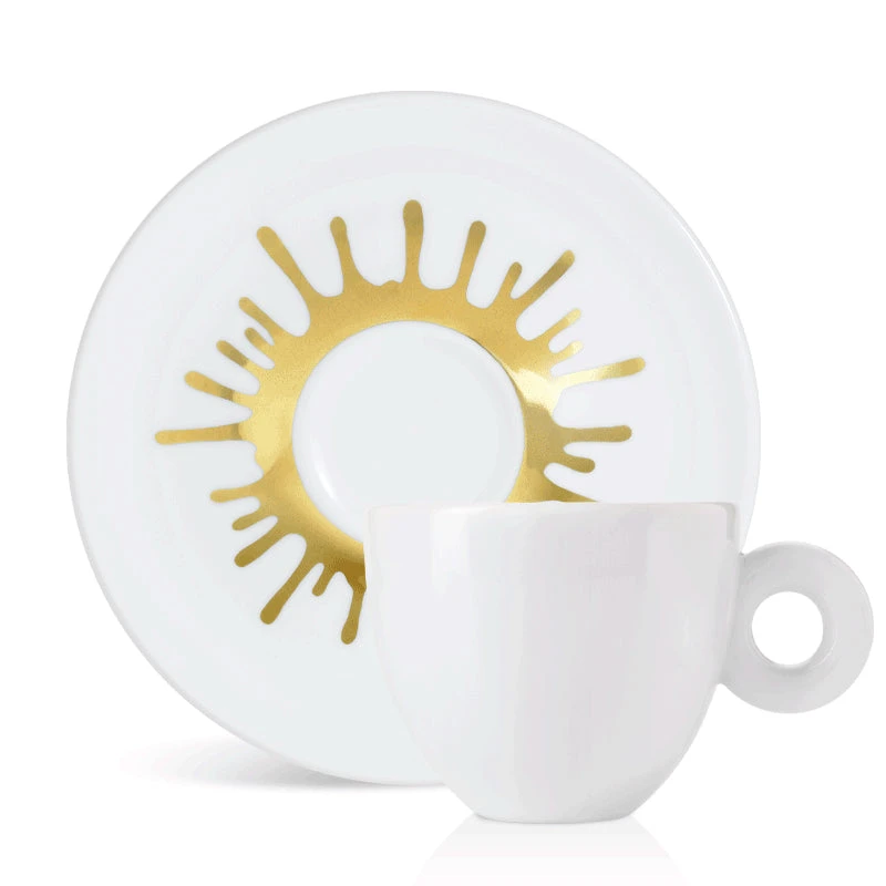 Illy Art Collection Ai Weiwei Set Of 2 Cappuccino Cups 7 Illy Art Collection Ai Weiwei Set Of 2 Cappuccino Cups - Image 5