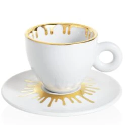 Illy Art Collection Ai Weiwei Set Of 2 Cappuccino Cups 9 Illy Art Collection Ai Weiwei Set Of 2 Cappuccino Cups -Gaggia Store AiWeiwei CappuccinoGold