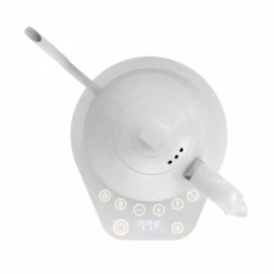Brewista Artisan Electric Gooseneck Kettle - All White -Gaggia Store ArtisanKettleWhiteonwhitetopview