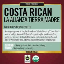 Barrie House Costa Rican La Alianza Tierra Madre Single Origin Fair Trade Organic Coffee -Gaggia Store BHC 3k Labels CostaRican 2048x2048 238ef393 b3d6 472b bdf3 5f3cf025b485