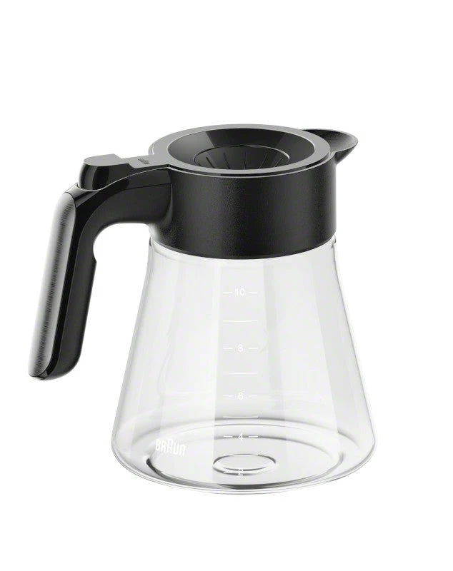 Braun MultiServe 10-Cup Replacement Glass Carafe - Black 3 Braun MultiServe 10-Cup Replacement Glass Carafe - Black