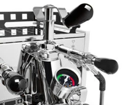 Bezzera Aria PID Espresso Machine With Flow Control - Black With Rosewood -Gaggia Store BZARIABLKPIDFC 6 G