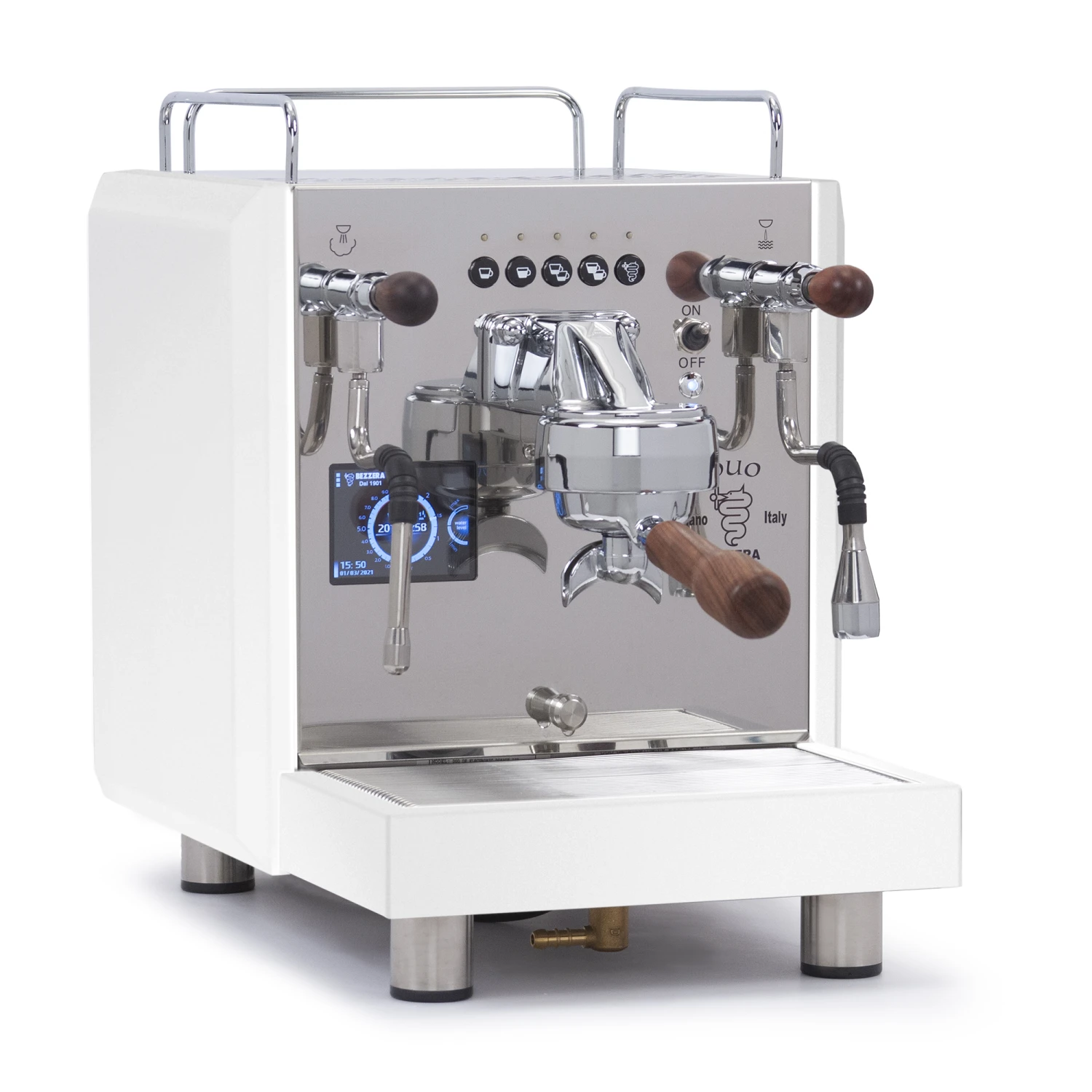 Bezzera DUO DE Dual Boiler Espresso Machine - Total White 3 Bezzera DUO DE Dual Boiler Espresso Machine - Total White