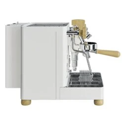 Lelit Bianca V3 Dual Boiler Espresso Machine - Matte White -Gaggia Store BiancaV3MatteWhite Side