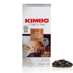 Kimbo Il Caffe Di Napoli CaffeCrema Classico Whole Bean -Gaggia Store CaffeCremaClassicoWholeBean Beans