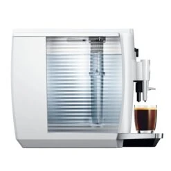 JURA E4 Automatic Espresso Machine In Piano White -Gaggia Store E4 psl PW Cof Print 32220