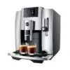 JURA E8 Espresso Machine - Chrome (NAA) -Gaggia Store E8 Chrome NAA rightprofile 2xespesso square