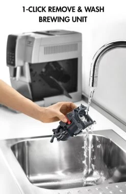 DeLonghi Dinamica LatteCrema Espresso Machine 22 DeLonghi Dinamica LatteCrema Espresso Machine -Gaggia Store ECAM35075SIbrewinguniteasytowashalt 8