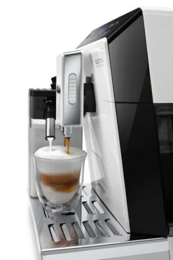 Refurbished DeLonghi Eletta Cappuccino In White ECAM44660W -Gaggia Store ECAM44660WElettaWhiteLatteCrema