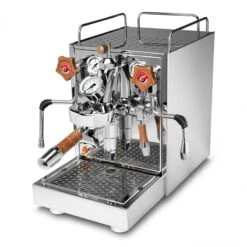 ECM Mechanika V Slim Espresso Machine With Flow Control -Gaggia Store ECMMECHVSLIMFC SAP 2031 Sapele