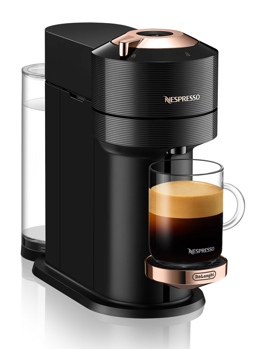 Nespresso Vertuo Next Premium Espresso Machine By DeLonghi With Aeroccino - Black Rose Gold 6 Nespresso Vertuo Next Premium Espresso Machine By DeLonghi With Aeroccino - Black Rose Gold - Image 4
