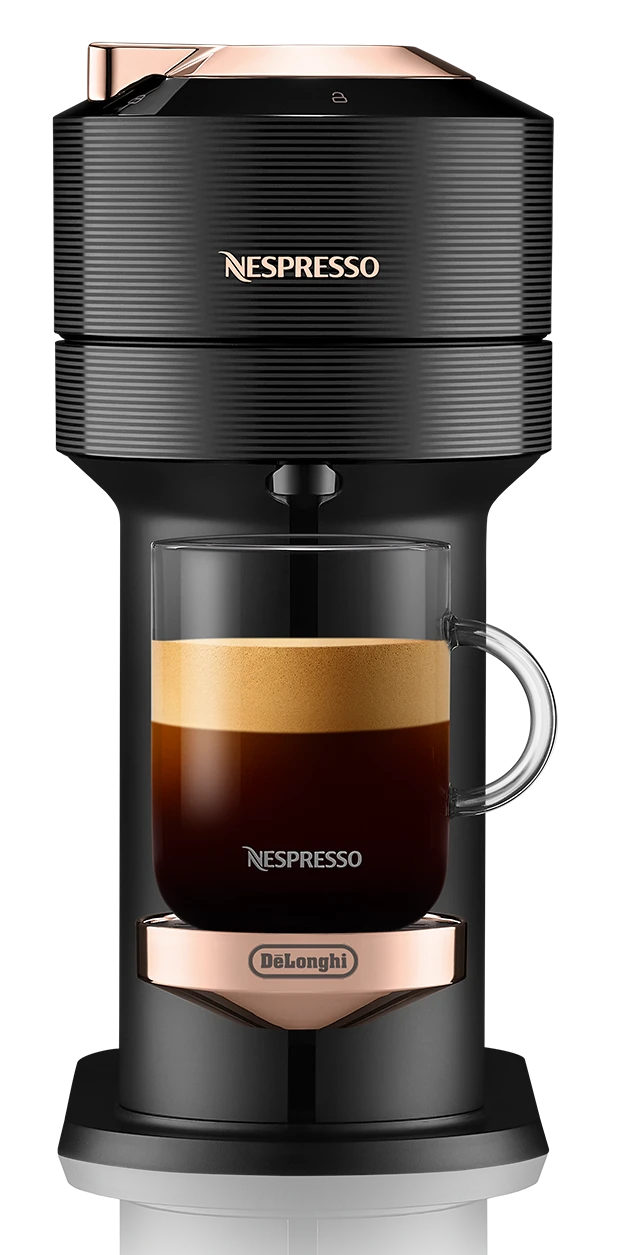 Nespresso Vertuo Next Premium Espresso Machine By DeLonghi With Aeroccino - Black Rose Gold 7 Nespresso Vertuo Next Premium Espresso Machine By DeLonghi With Aeroccino - Black Rose Gold - Image 5