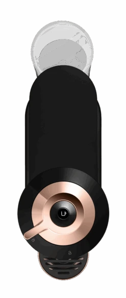 Nespresso Vertuo Next Premium Espresso Machine By DeLonghi - Black Rose Gold -Gaggia Store ENV120B 06