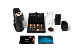 Nespresso Vertuo Next Premium Espresso Machine By DeLonghi - Black Rose Gold -Gaggia Store ENV120B 07