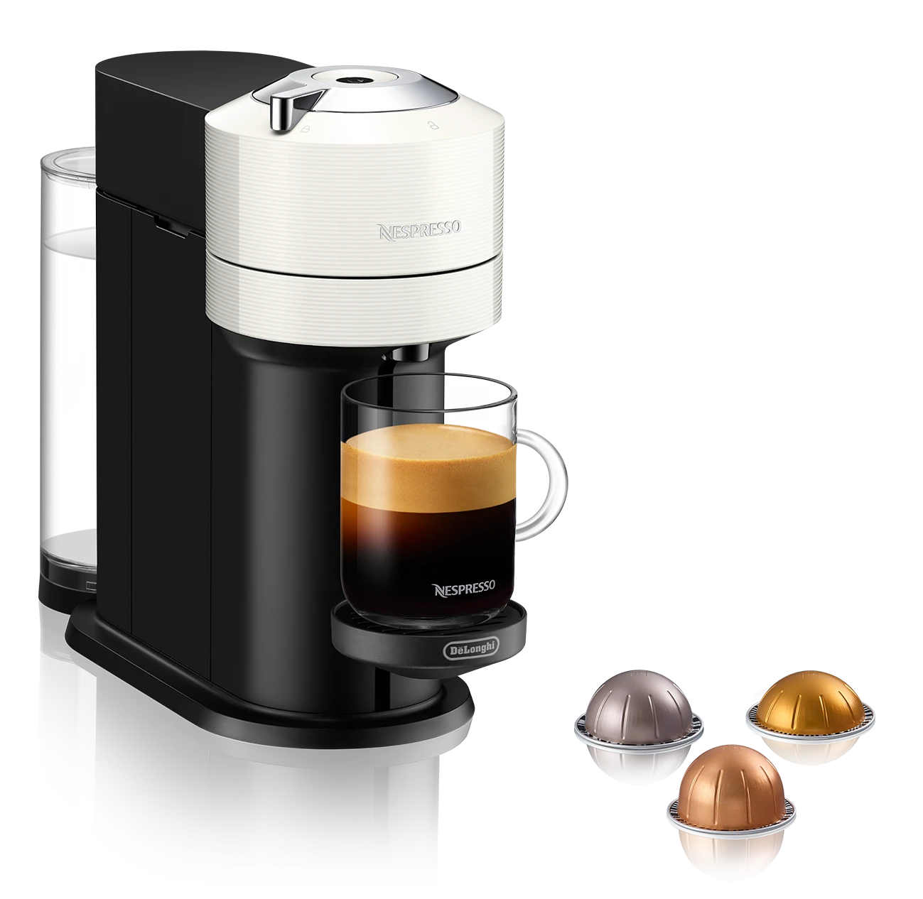 Nespresso Vertuo Next Espresso Machine By DeLonghi - White 4 Nespresso Vertuo Next Espresso Machine By DeLonghi - White - Image 2