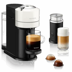Nespresso Vertuo Next Espresso Machine By DeLonghi With Aeroccino - White