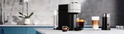 Nespresso Vertuo Next Espresso Machine By DeLonghi With Aeroccino - White -Gaggia Store ENV120WAE VERTUO NEXT SHOT 1