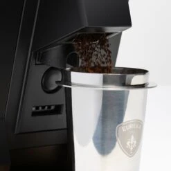 Eureka Oro Mignon Single Dose Grinder - Chrome -Gaggia Store EURMIGSNGLBLK 0829