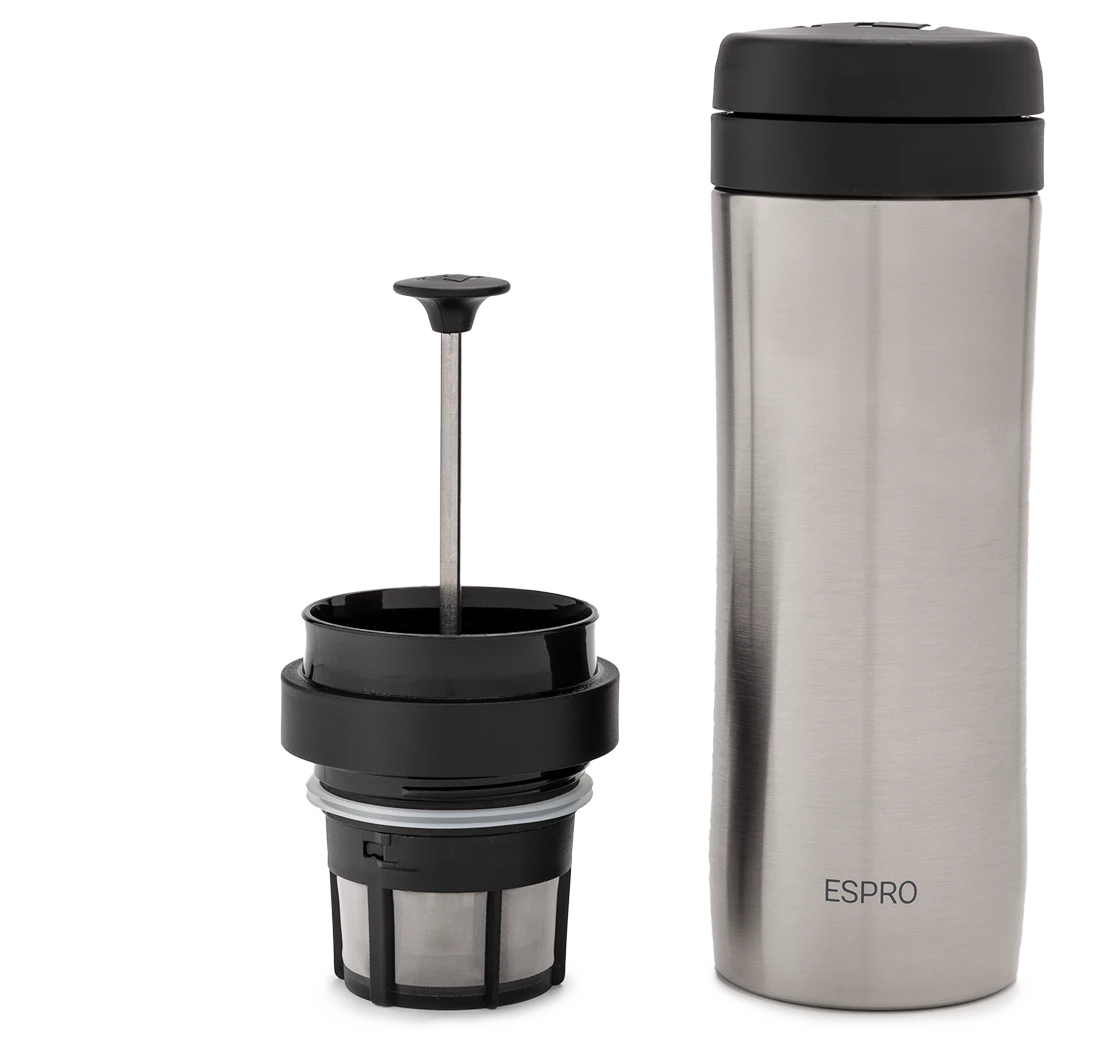 Espro P1 Travel Press For Coffee - Stainless Steel 3 Espro P1 Travel Press For Coffee - Stainless Steel