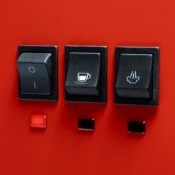 Gaggia Classic Evo Pro Espresso Machine In Lobster Red With Walnut -Gaggia Store GACLASSICEVOPROORG 0012 d8003487 0f61 46f2 b84e afa81d053dfb