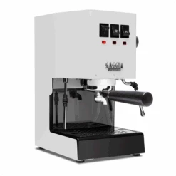 Gaggia Classic Evo Pro Espresso Machine In Polar White With Blackened Oak 11 Gaggia Classic Evo Pro Espresso Machine In Polar White With Blackened Oak -Gaggia Store GACLASSICEVOPROWHTBO White Oak Single EVO 1153