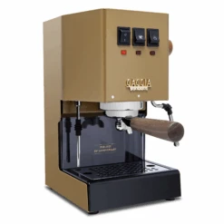 Gaggia Classic Evo Pro - 85th Anniversary Limited Edition With Walnut -Gaggia Store GACLASSICGOLDWLSNG