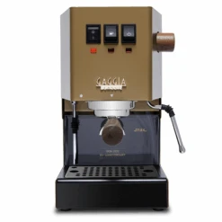 Gaggia Classic Evo Pro - 85th Anniversary Limited Edition With Walnut -Gaggia Store GACLASSICGOLDWL 5359