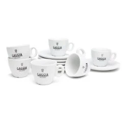 Gaggia Set Of 6 Espresso Cups