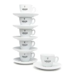 Gaggia Set Of 6 Espresso Cups -Gaggia Store GAESPCUP6 1021