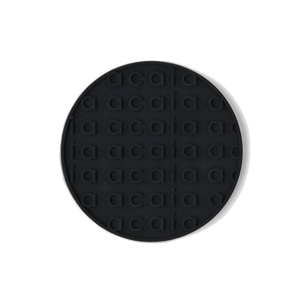 Acaia Heat Resistant Coaster In Black 3 Acaia Heat Resistant Coaster In Black