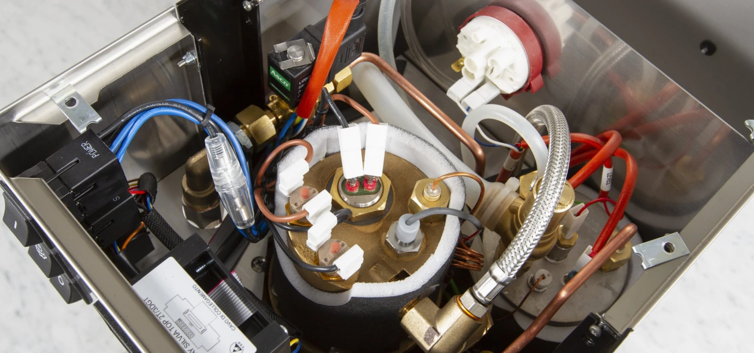 Rancilio Silvia Pro X Dual Boiler Espresso Machine In White 14 Rancilio Silvia Pro X Dual Boiler Espresso Machine In White - Image 12