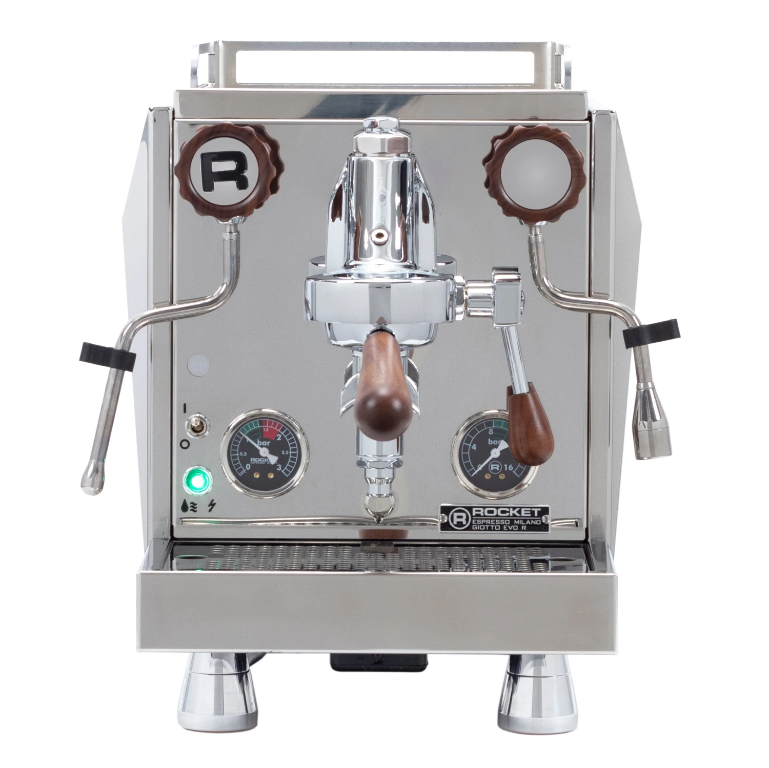 Rocket Espresso Giotto Cronometro R Espresso Machine - Walnut Accents 3 Rocket Espresso Giotto Cronometro R Espresso Machine - Walnut Accents - Image 2