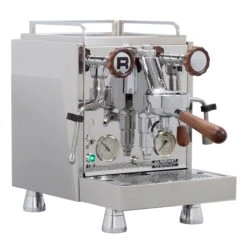 Rocket Espresso Giotto Cronometro V Espresso Machine - Walnut Accents -Gaggia Store IMG 1253W