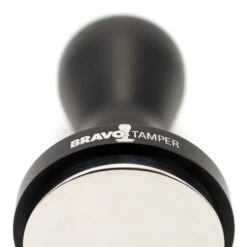 Bravo 58.5 Mm Espresso Tamper Aluminum Handle - Matte Black -Gaggia Store IMG 1348