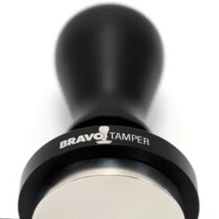 Bravo 54.7 Mm Espresso Tamper Aluminum Handle - Matte Black -Gaggia Store IMG 1358