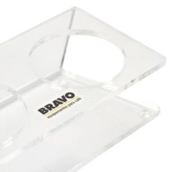 Bravo Acrylic Tamper And Distributor Stand - Clear -Gaggia Store IMG 1434