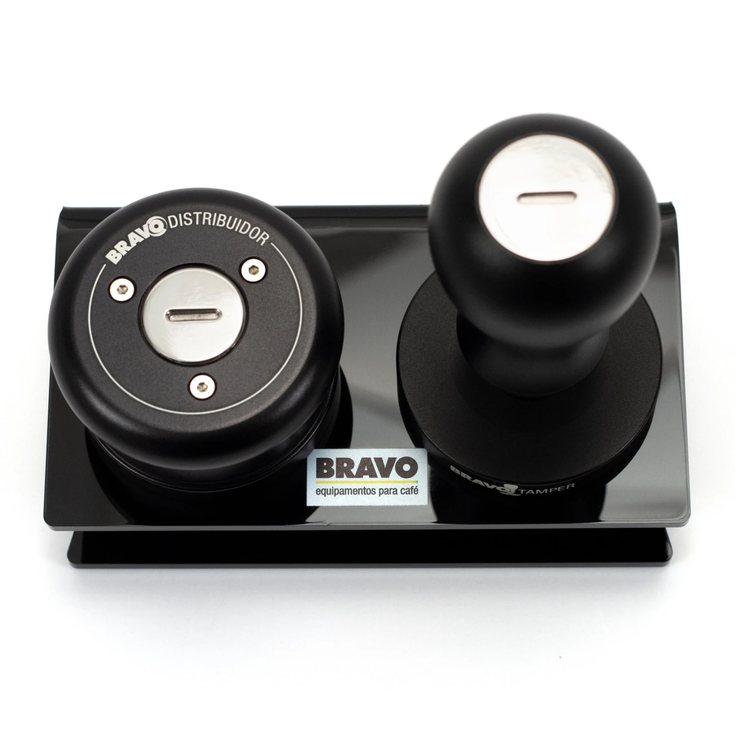 Bravo Acrylic Tamper And Distributor Stand - Black 5 Bravo Acrylic Tamper And Distributor Stand - Black - Image 3