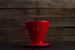 Saint Anthony Industries C70 Ceramic Pourover Brewer - Red -Gaggia Store IMG 35785