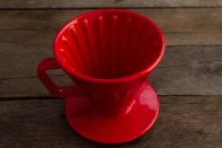 Saint Anthony Industries C70 Ceramic Pourover Brewer - Red -Gaggia Store IMG 36793