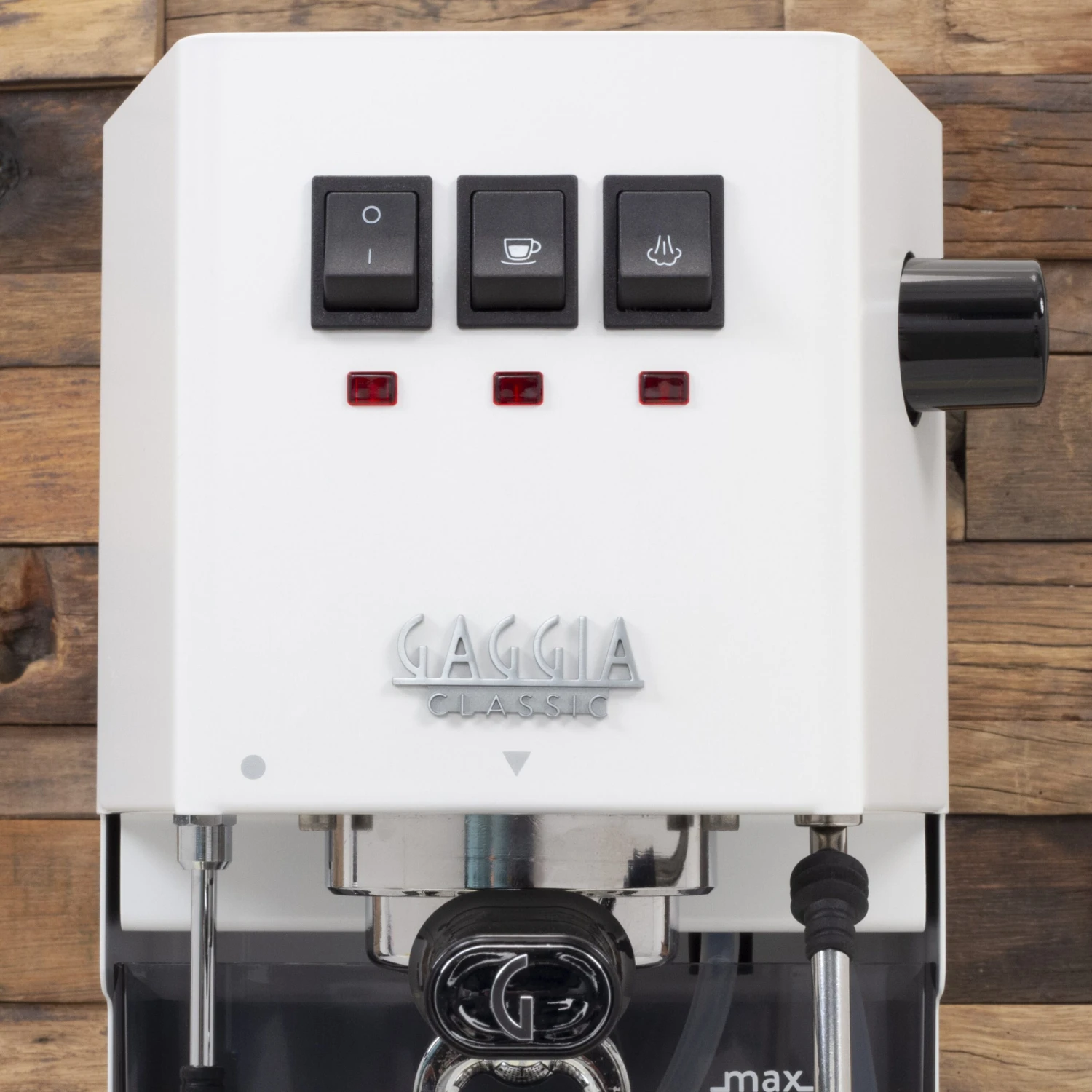 Gaggia Classic Evo Pro Espresso Machine In Polar White With Blackened Oak 6 Gaggia Classic Evo Pro Espresso Machine In Polar White With Blackened Oak - Image 4