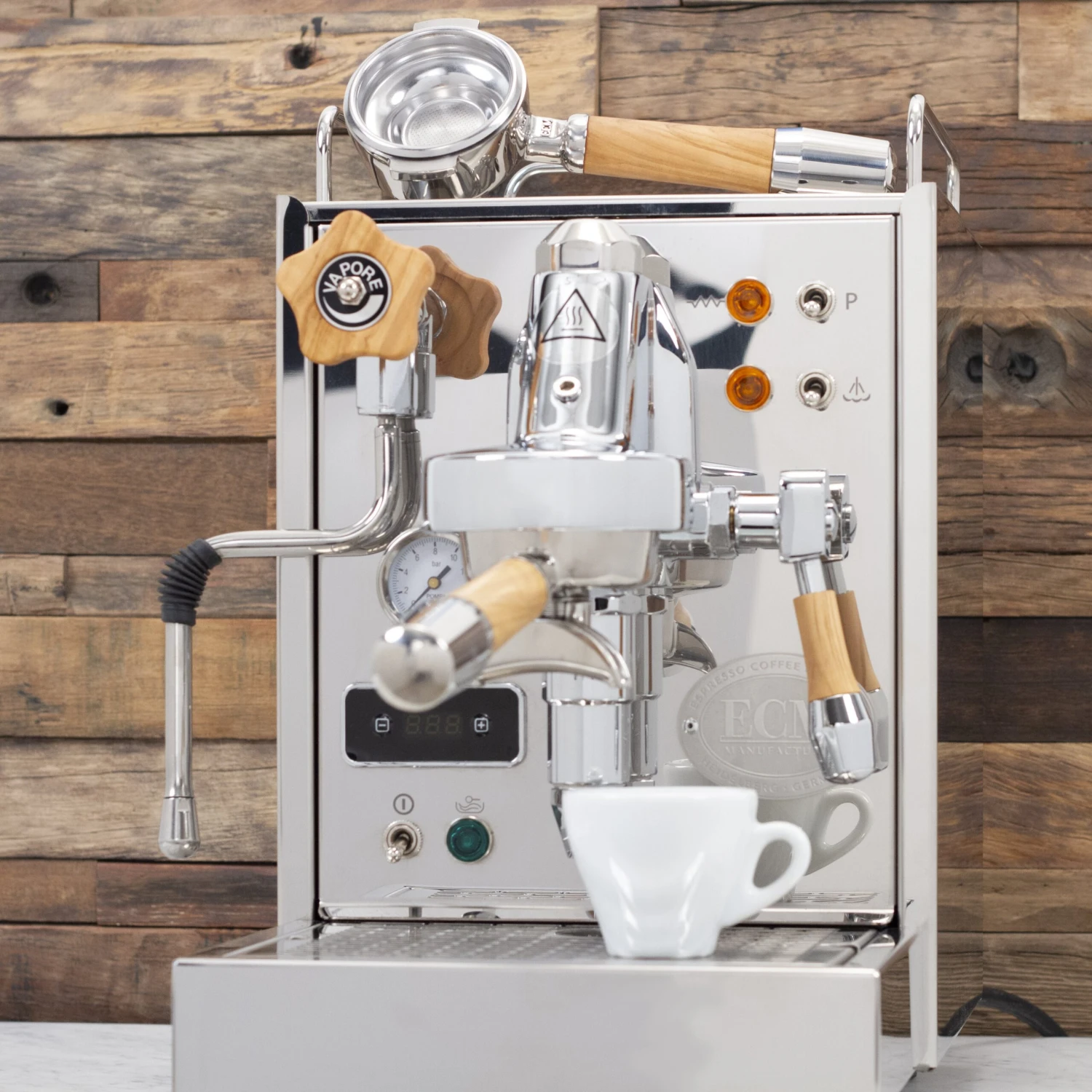 ECM Classika PID Espresso Machine - Olive Wood 7 ECM Classika PID Espresso Machine - Olive Wood - Image 5