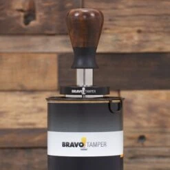 Bravo Espresso Tamper Dark Wood Handle 54.7mm -Gaggia Store IMG 4441