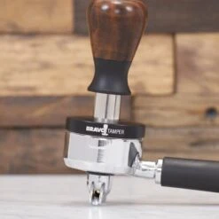 Bravo Espresso Tamper Dark Wood Handle 54.7mm -Gaggia Store IMG 4443